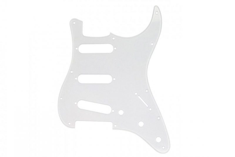 TRANSPARENT STRATOCASTER PICKGUARD SSS