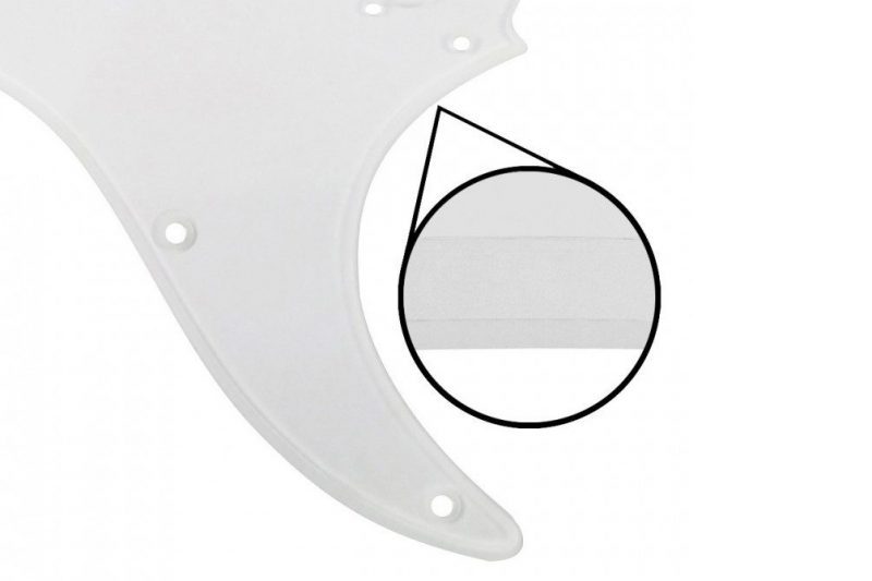 TRANSPARENT STRATOCASTER PICKGUARD SSS
