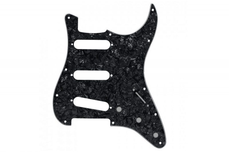PICKGUARD STRATOCASTER SSS NEGRO PERLADO