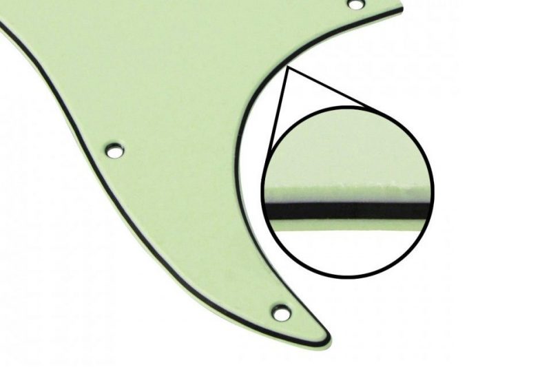 PICKGUARD STRATOCASTER HH VERDE MENTA 3 CAPAS