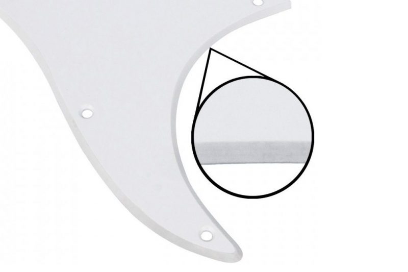 PICKGUARD STRATOCASTER SSS BLANCO 1 CAPA