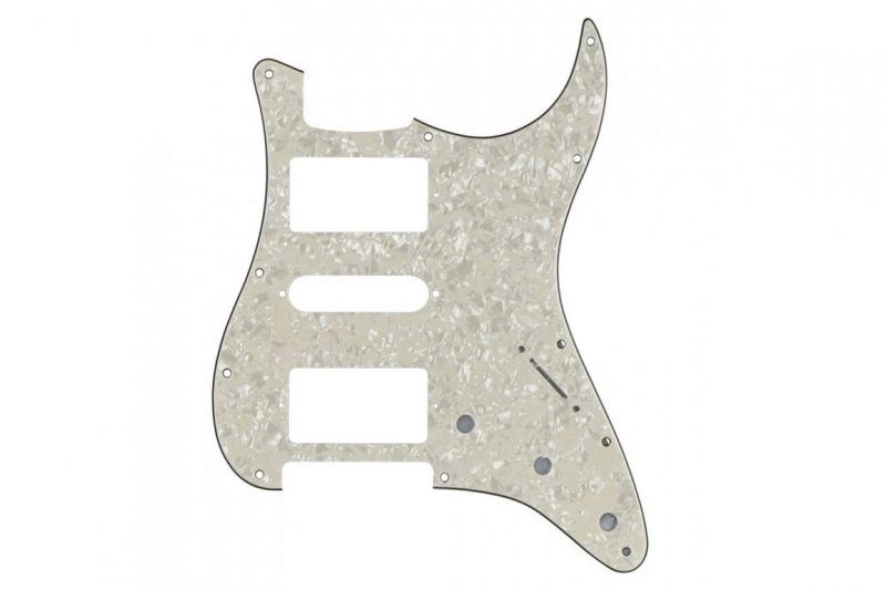 AGED WHITE PEARL STRATOCASTER PICKGUARD HSH