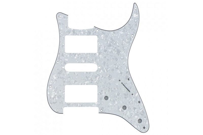 WHITE PEARL STRATOCASTER PICKGUARD HSH