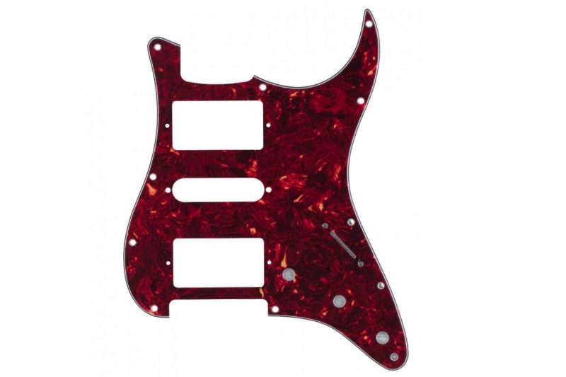 RED TORTOISE STRATOCASTER PICKGUARD HSH