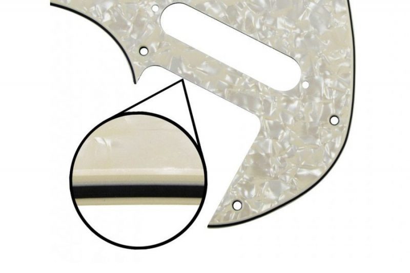 PICKGUARD TELECASTER THINLINE 69 BLANCO ENVEJECIDO  PERLADO
