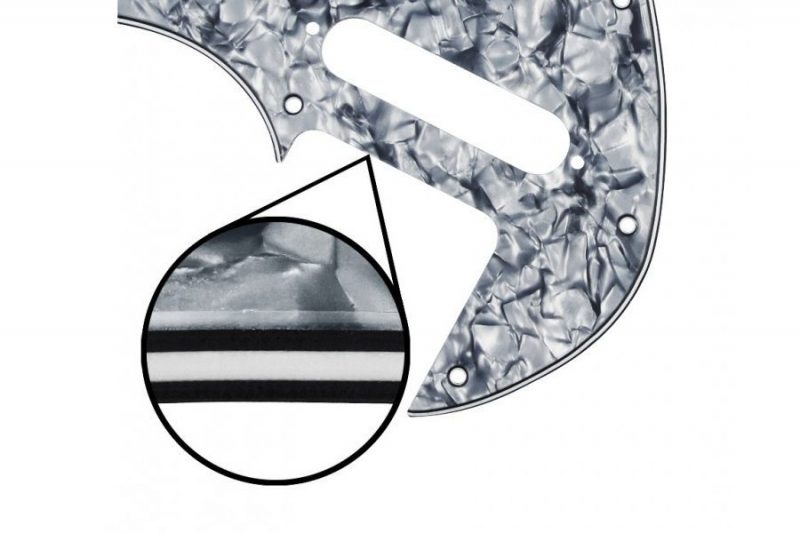 PICKGUARD TELECASTER THINLINE 69 GRIS PERLADO