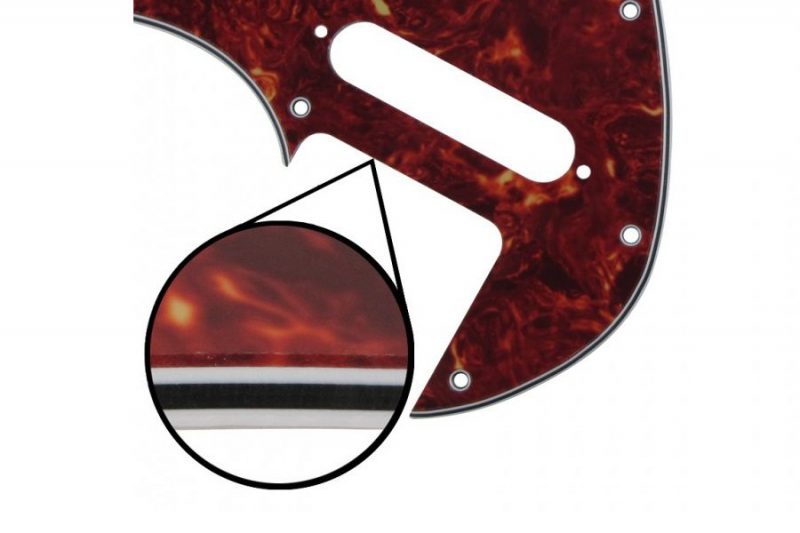 PICKGUARD TELECASTER THINLINE 69 ROJO TORTOISE