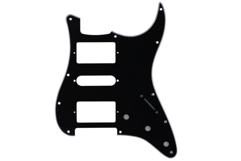 PICKGUARD STRATOCASTER HSH NEGRO 3PLY