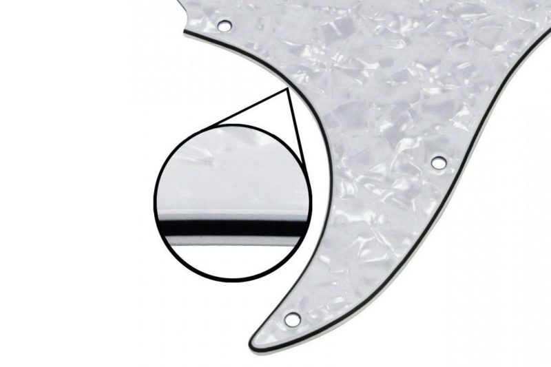 PICKGUARD STRATOCASTER SSS ZURDO BLANCO PERLADO