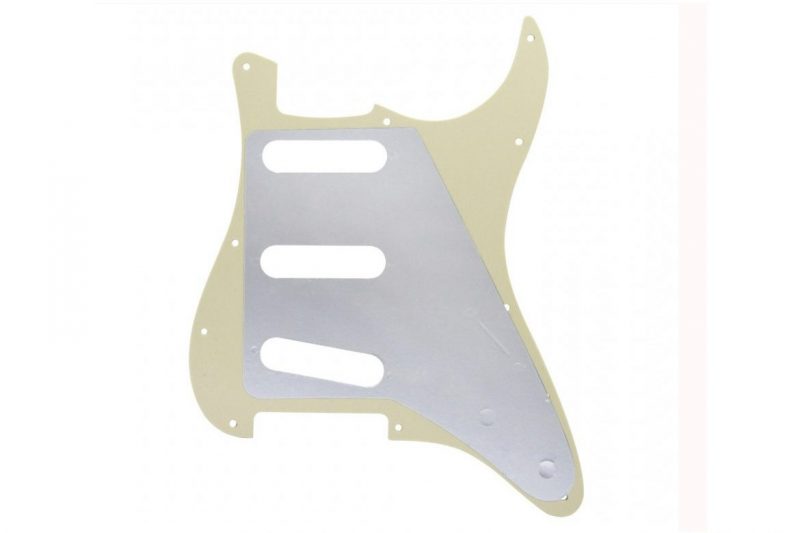 PICKGUARD STRATOCASTER SSS ZURDO BLANCO ENVEJECIDO PERLADO