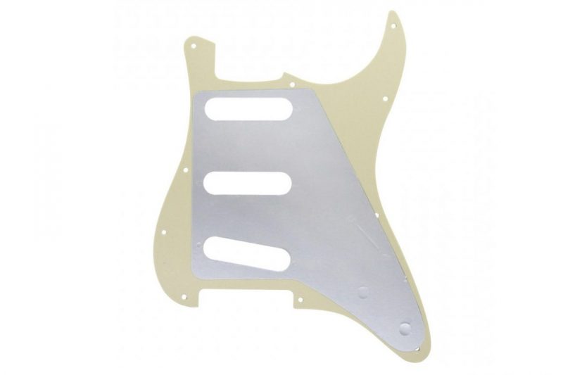 PICKGUARD STRATOCASTER SSS ZURDO CREMA 3 CAPAS