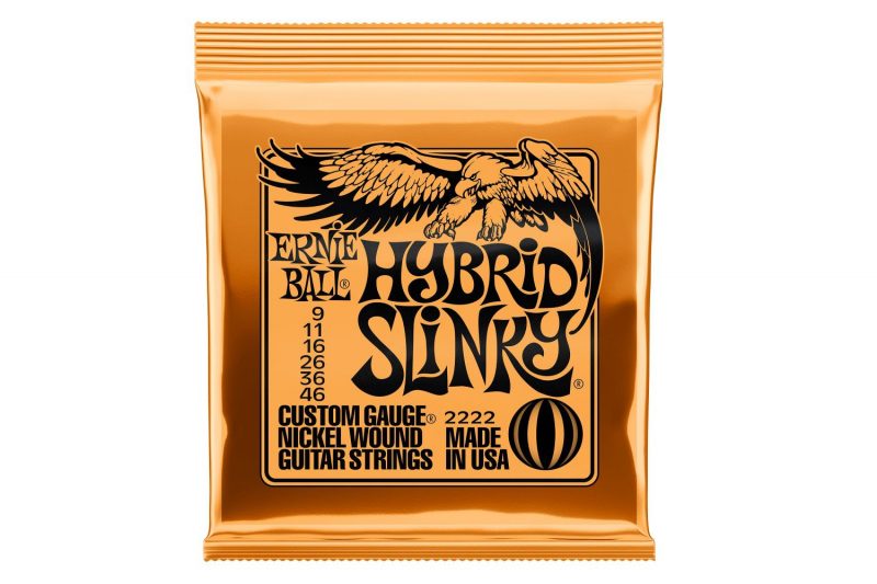 SET DE CUERDAS ERNIE BALL HYBRID SLINKY NICKEL 2222