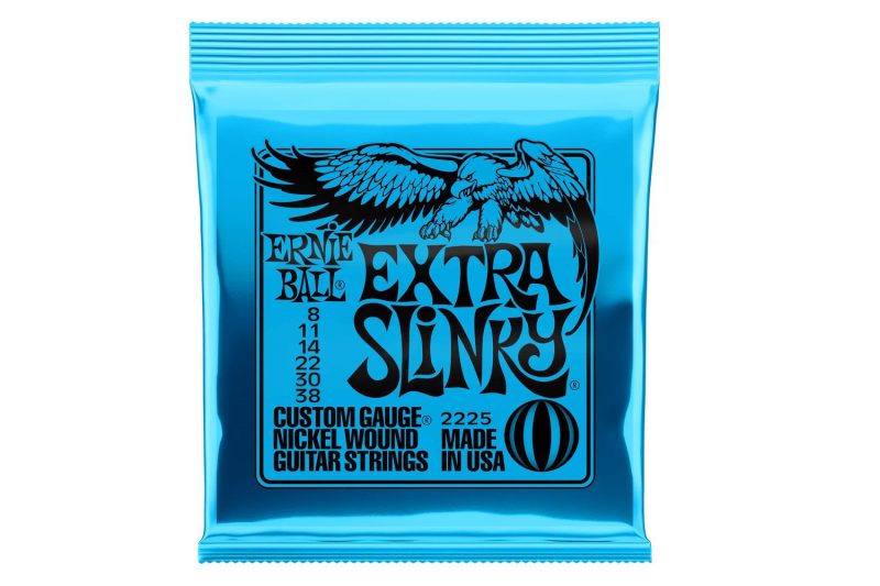SET DE CUERDAS ERNIE BALL EXTRA SLINKY NICKEL 2225