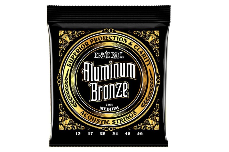 ERNIE BALL ALUMINUM BRONZE MEDIUM ACOUSTIC GUITAR STRINGS 2564