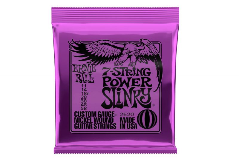 SET DE 7 CUERDAS ERNIE BALL POWER SLINKY NICKEL 2620