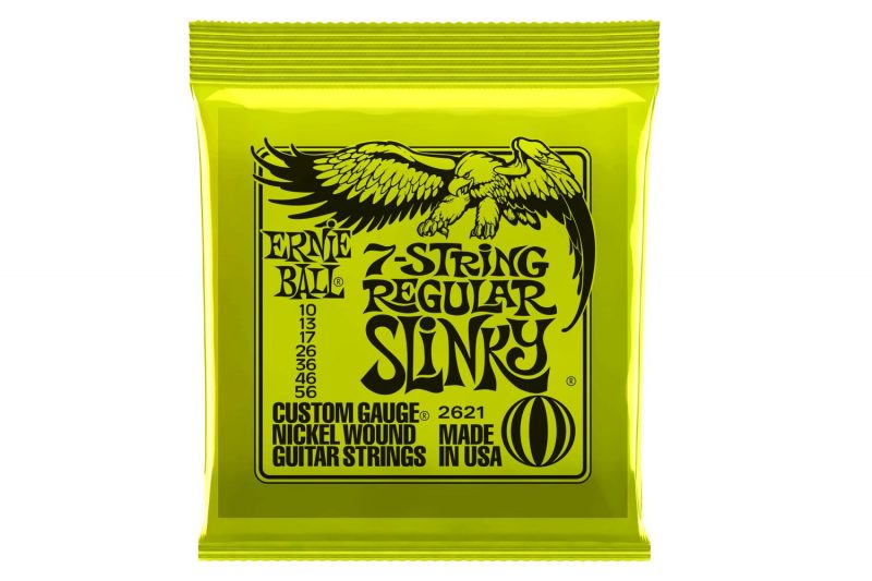 SET DE 7 CUERDAS ERNIE BALL REGULAR SLINKY NICKEL 2621