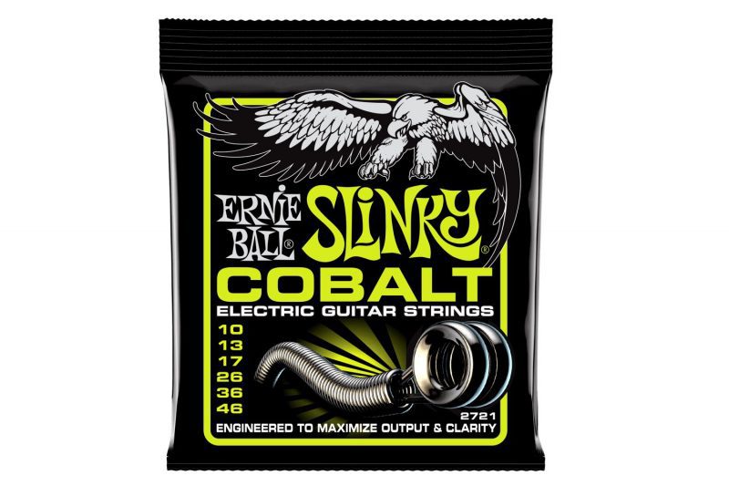 SET DE CUERDAS ERNIE BALL REGULAR SLINKY COBALT 2721