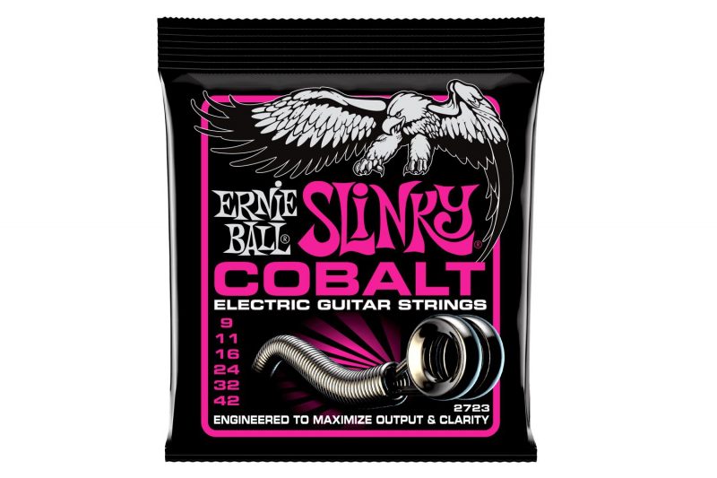 SET DE CUERDAS ERNIE BALL SUPER SLINKY COBALT 2723