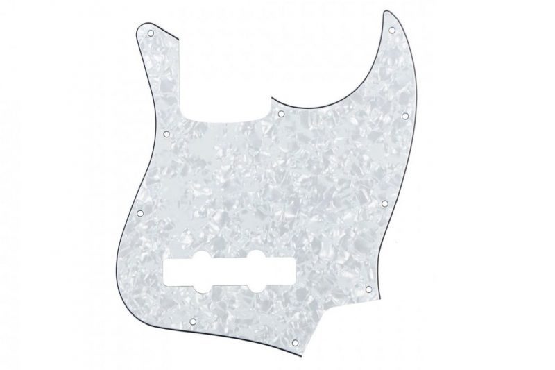 PICKGUARD JAZZ BASS BLANCO PERLADO