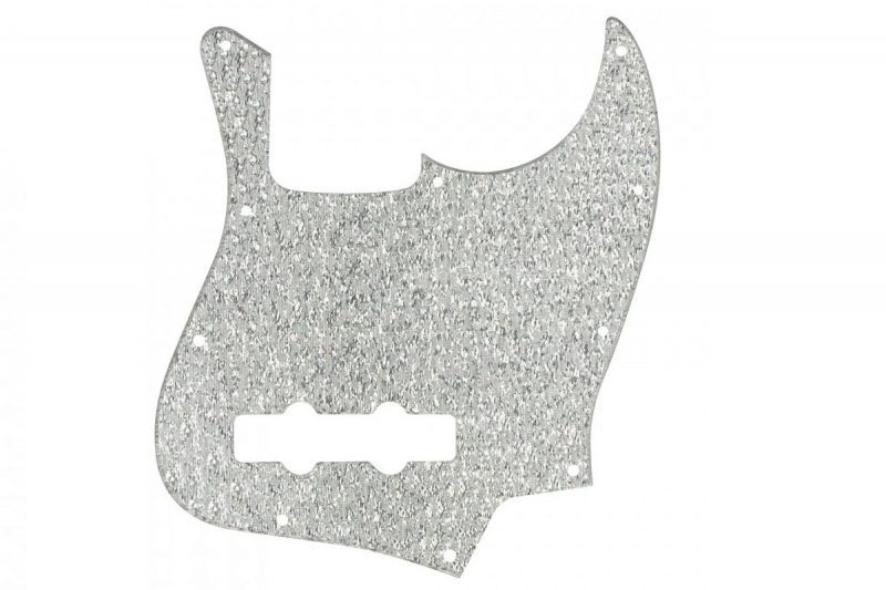 PICKGUARD JAZZ BASS PLATEADO BRILLANTE