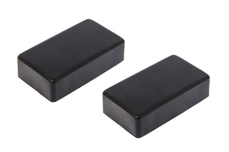 BLACK ARTEC CLOSED HUMBUCKER COVERS