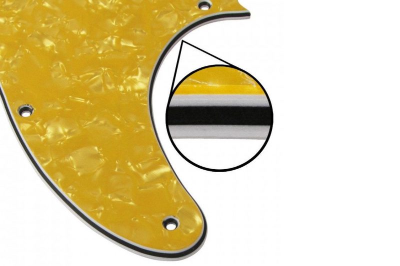 YELLOW PEARL TELECASTER PICKGUARD