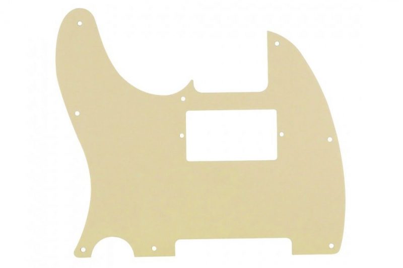 AGED WHITE PEARL TELECASTER HUMBUCKER PICKGUARD