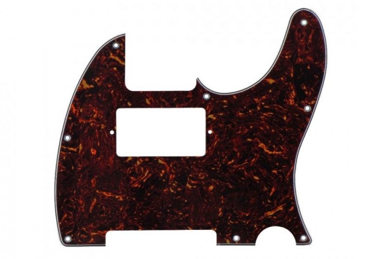 BROWN TORTOISE TELECASTER HUMBUCKER PICKGUARD