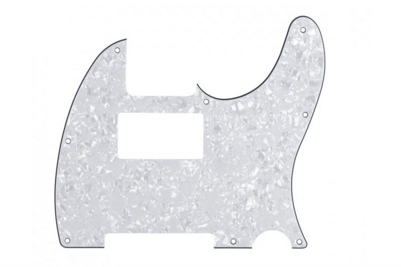 PICKGUARD TELECASTER HUMBUCKER BLANCO PERLADO