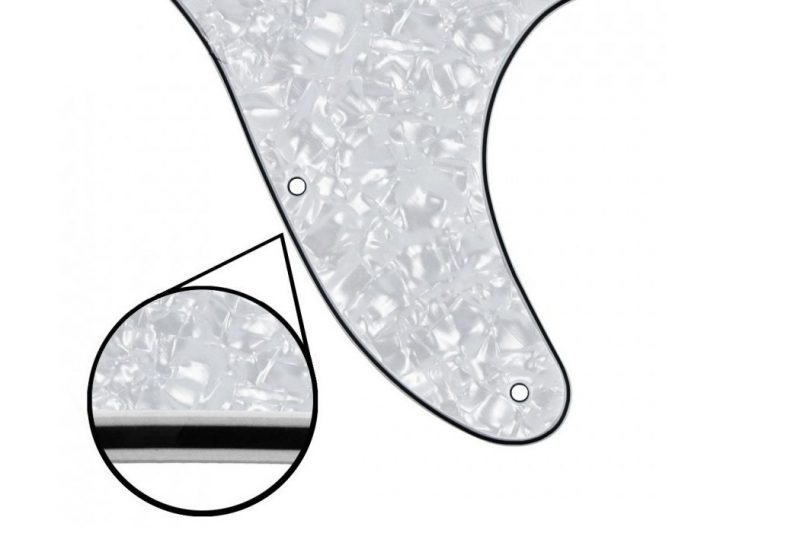 PICKGUARD TELECASTER HUMBUCKER BLANCO PERLADO