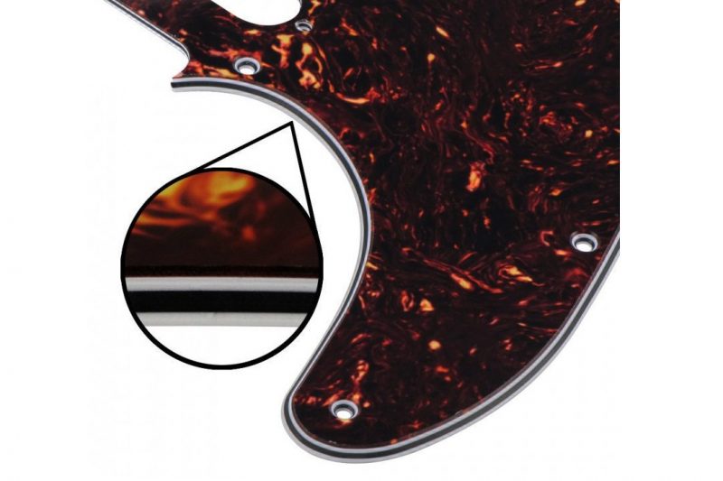 PICKGUARD TELECASTER ZURDO MARRON TORTOISE