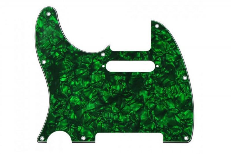 PICKGUARD TELECASTER ZURDO VERDE PERLADO