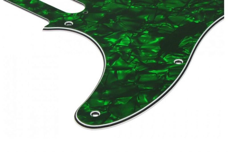 PICKGUARD TELECASTER ZURDO VERDE PERLADO