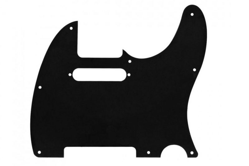 PICKGUARD TELECASTER ZURDO NEGRO PERLADO
