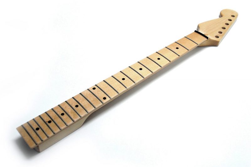 CLEAR GLOSS MAPLE REVERSED 22 FRETS STRATOCASTER NECK