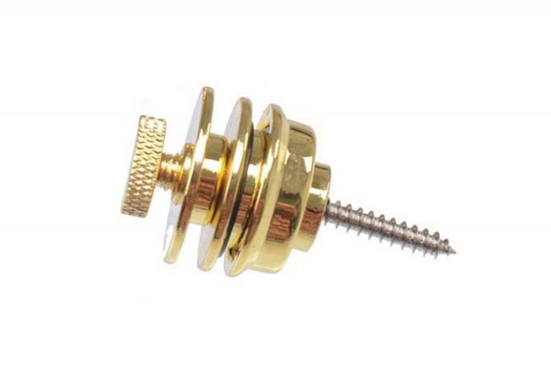 GOLD LOCK STRAP BUTTONS