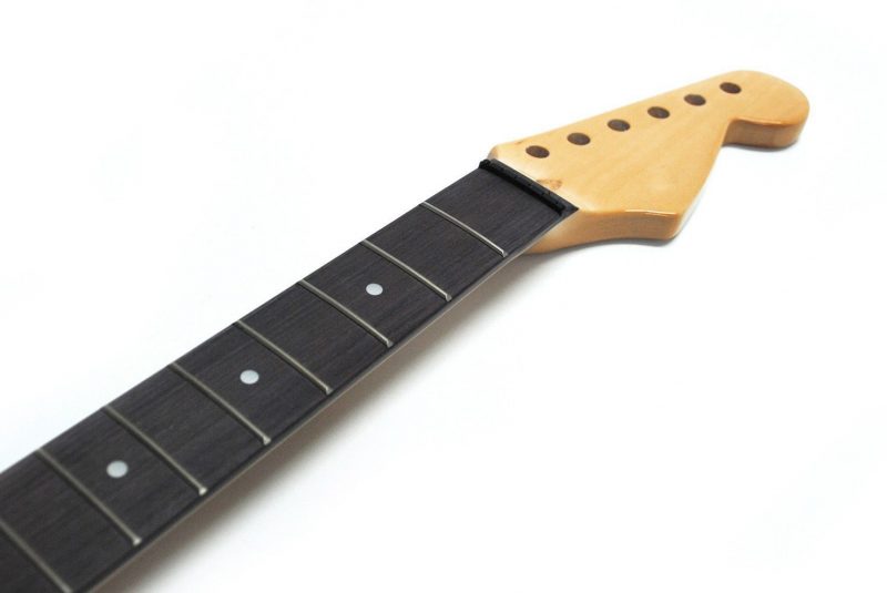 CLEAR GLOSS MAPLE & ROSEWOOD 22 FRETS STRATOCASTER NECK