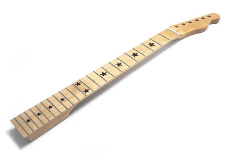 MASTIL TELECASTER DE ARCE 22 TRASTES ESTRELLAS CLEAR GLOSS