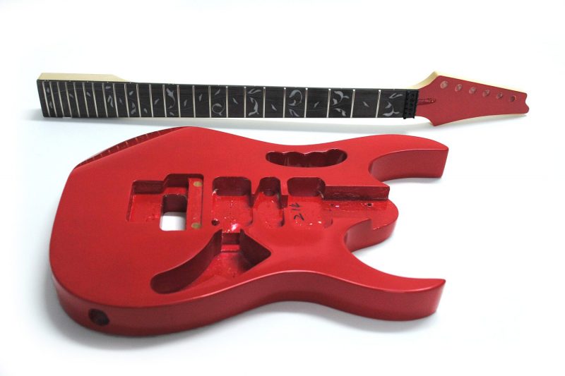 KIT DIY GUITARRA ELECTRICA JEM DE TILO ROJO