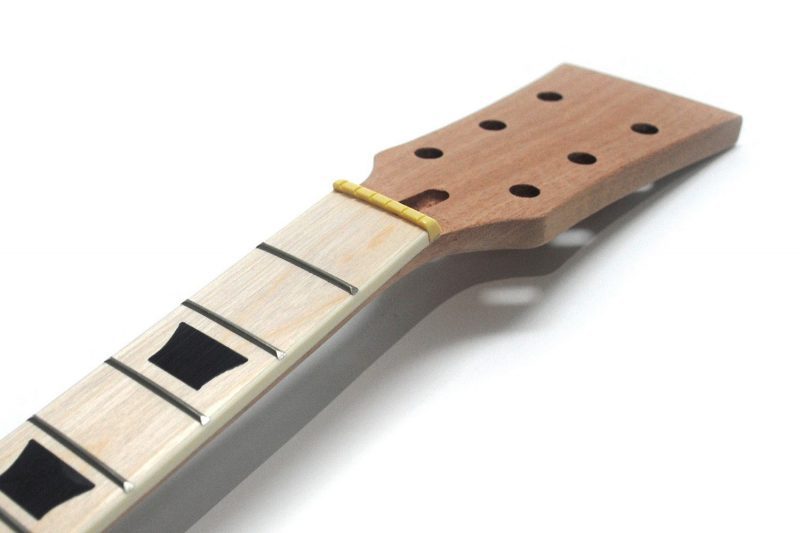 MASTIL LES PAUL DE CAOBA Y ARCE TRAPECIOS NEGROS ENCOLADO