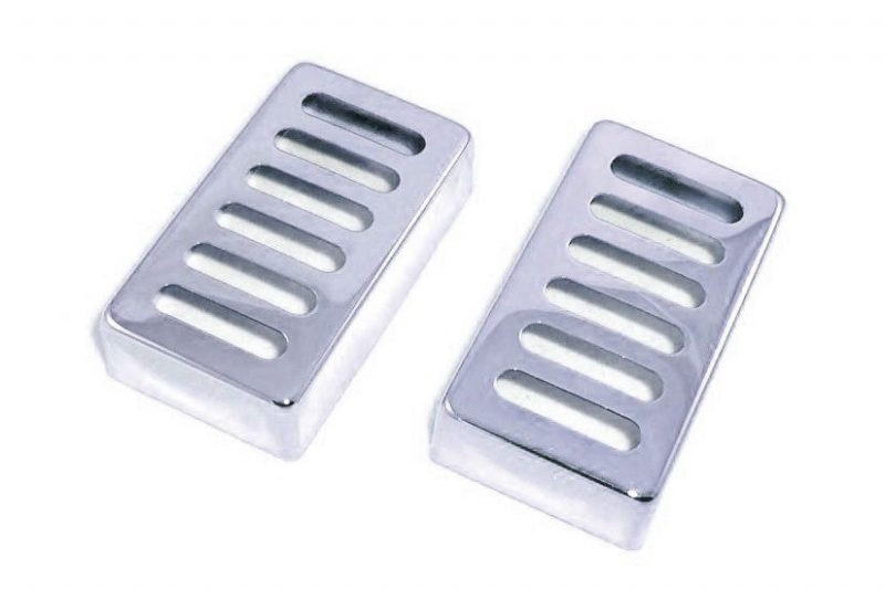 CUBIERTAS ARTEC HUMBUCKER 6 RANURAS CROMADAS
