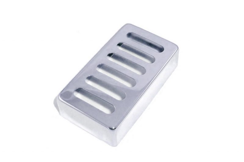 CUBIERTAS ARTEC HUMBUCKER 6 RANURAS CROMADAS