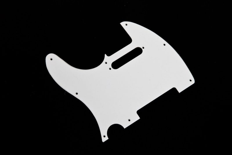 PICKGUARD TELECASTER ZURDO BLANCO 1 CAPA
