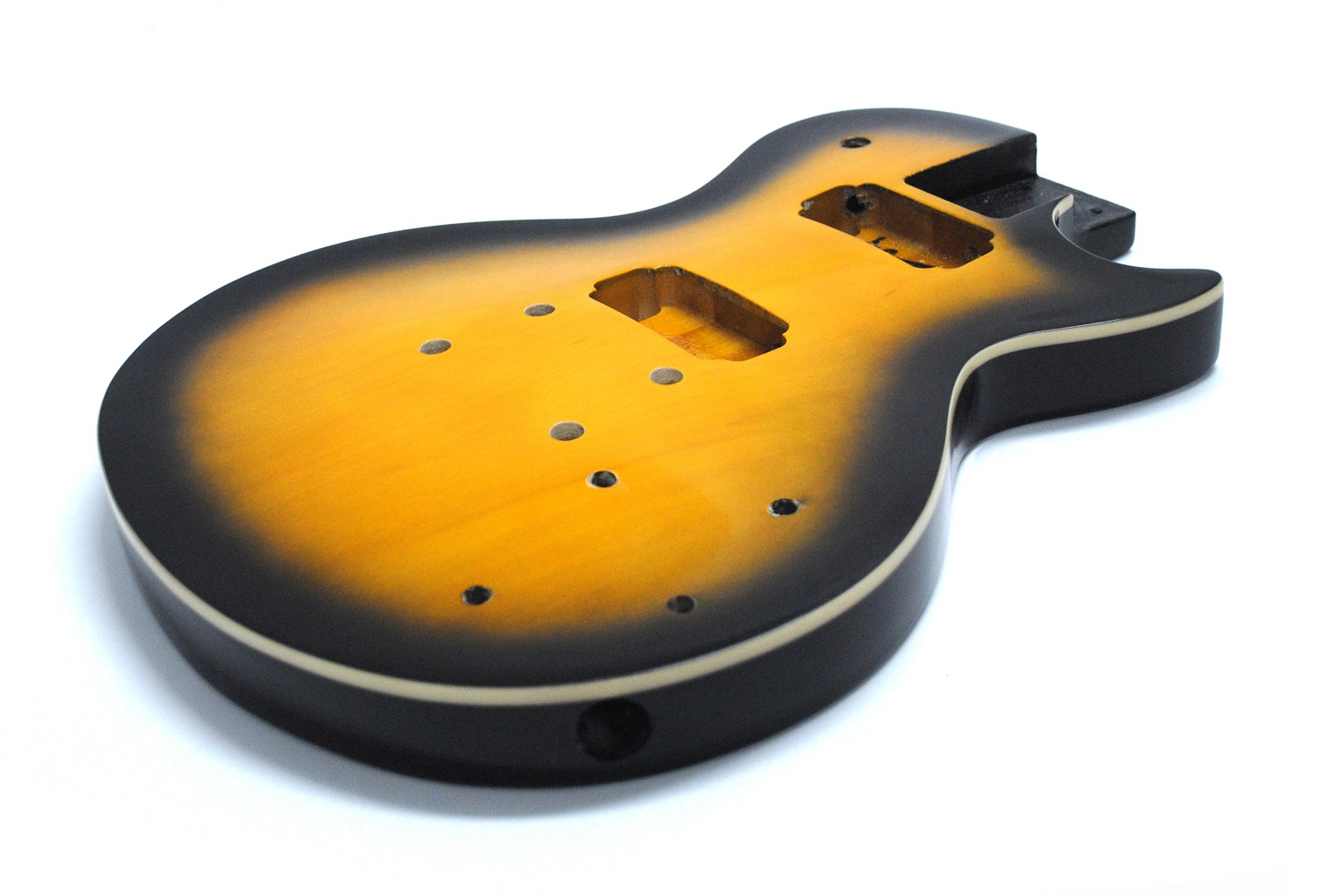 2 SUNBURST BASSWOOD LES PAUL GUITAR BODY - Clandestine Guitars | Tienda online de repuestos de guitarra