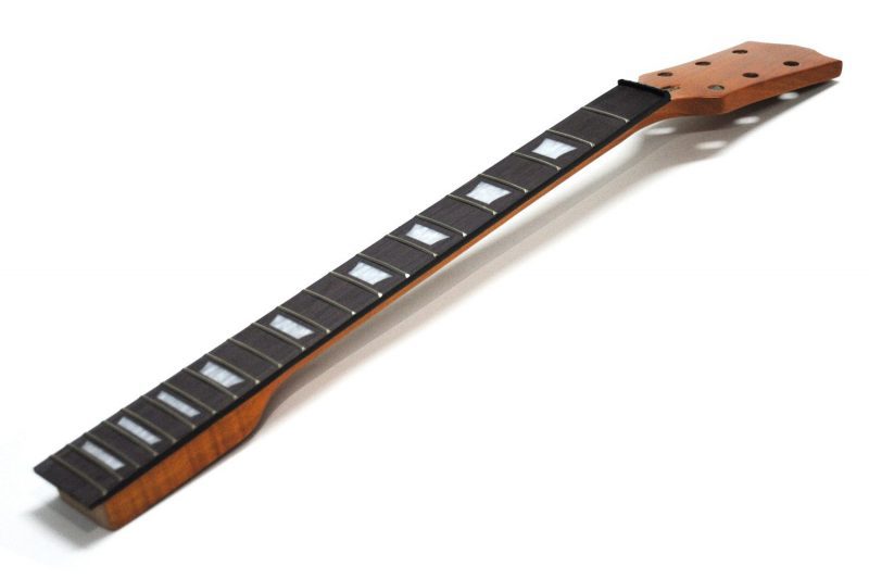 VINTAGE TINT GLOSS TRAPEZIUMS MAHOGANY & COTTONWOOD LES PAUL NECK