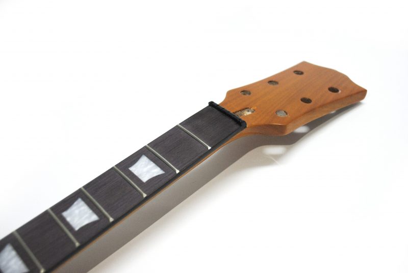 VINTAGE TINT GLOSS TRAPEZIUMS MAHOGANY & COTTONWOOD LES PAUL NECK