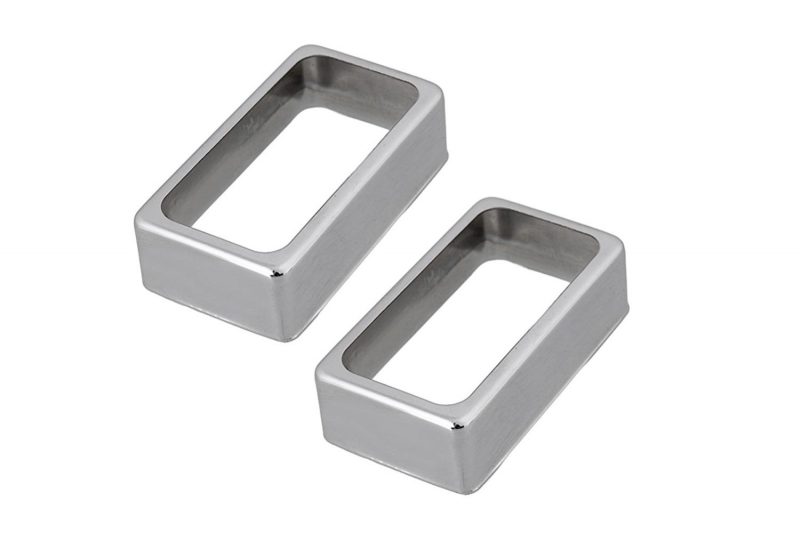 CHROME ARTEC OPEN HUMBUCKER COVERS