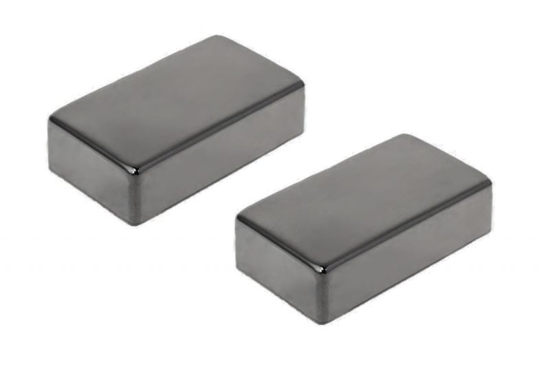 BLACK NICKEL ARTEC CLOSED HUMBUCKER COVERS