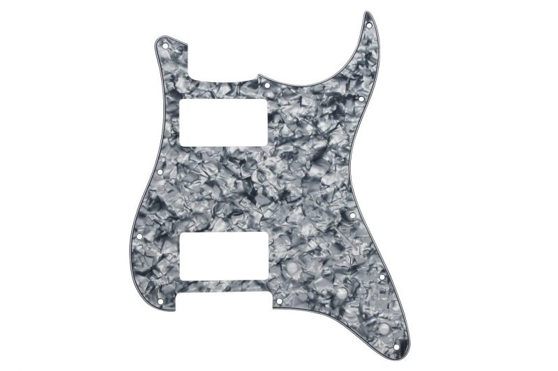 PICKGUARD STRATOCASTER HH GRIS PERLADO