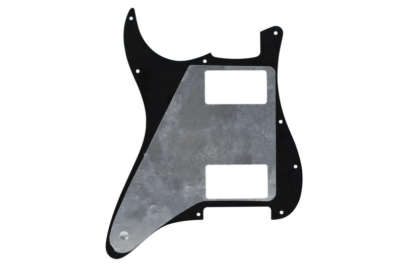 PICKGUARD STRATOCASTER HH NEGRO 3 CAPAS